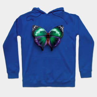 Real Butterfly Green Hoodie